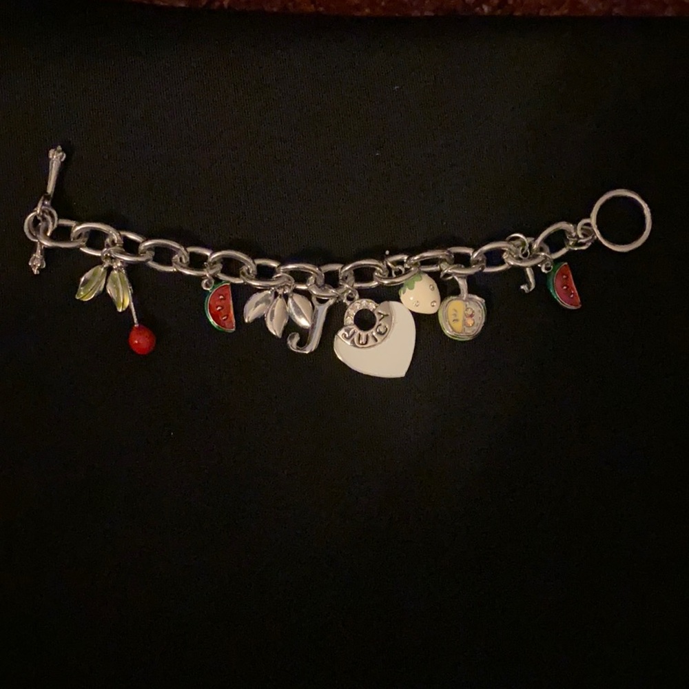 Juicy Coulture silver charm bracelet